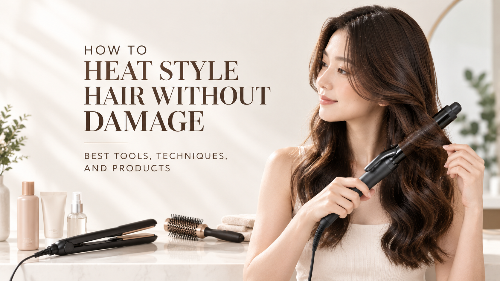 How to Heat Style Hair Without Damage: Best Tools, Techniques, and Products
